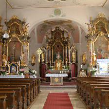 Innenansicht St. Johannes, Mündling